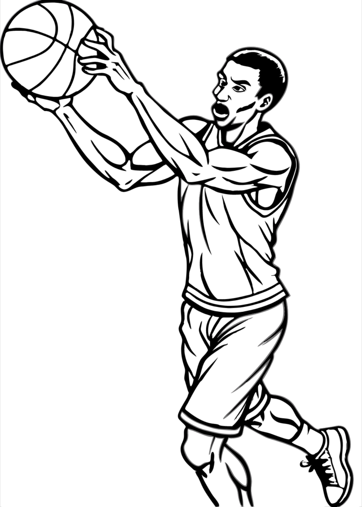 basketball coloring page, Basketball Coloring Pages, basketball coloring pages printable, color pages basketball, Coloring pages, free downlord, nba color pages, pdf, sport coloring pages, sports coloring pages