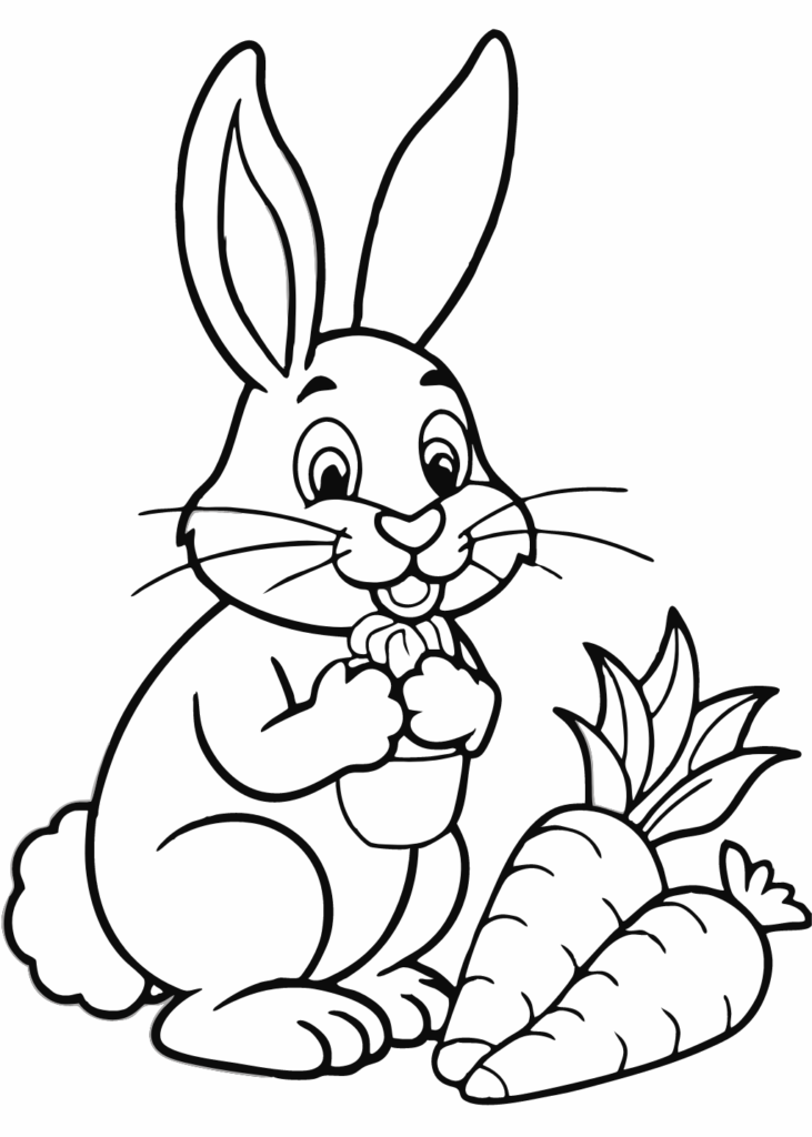 Bunny Rabbit Coloring Pages