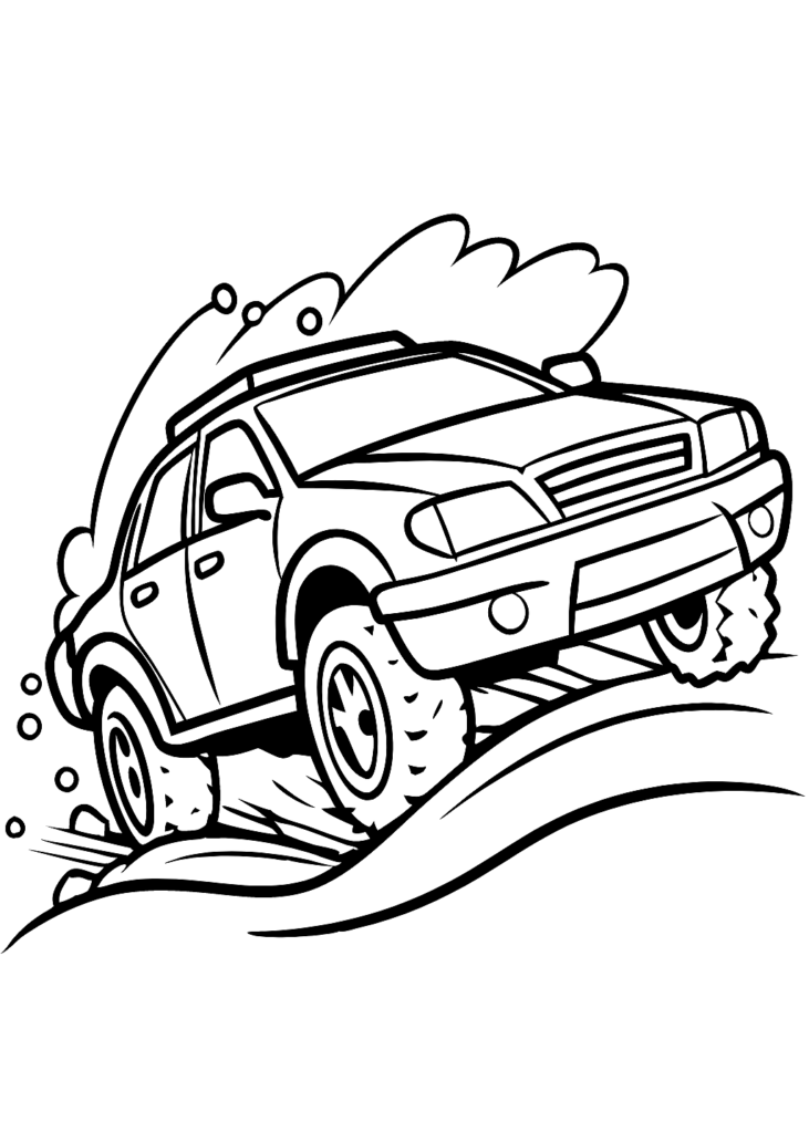 Race Car Coloring Pages