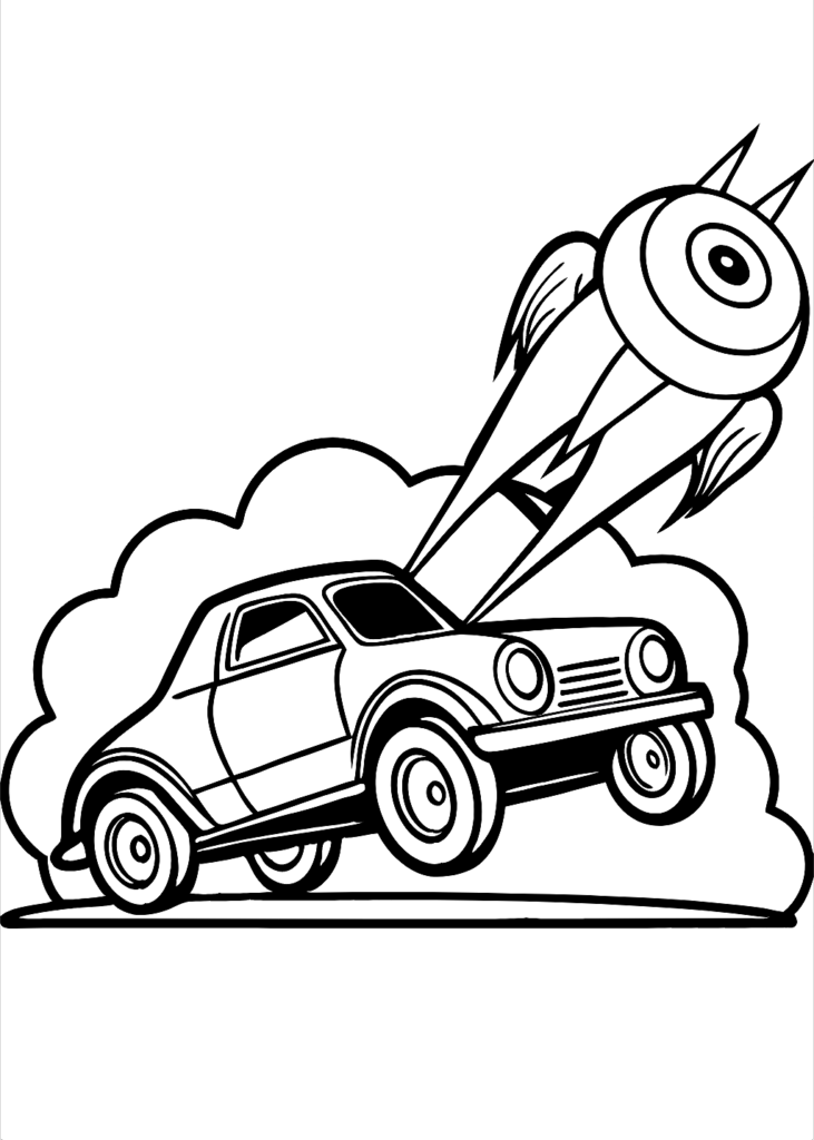 Race Car Coloring Pages