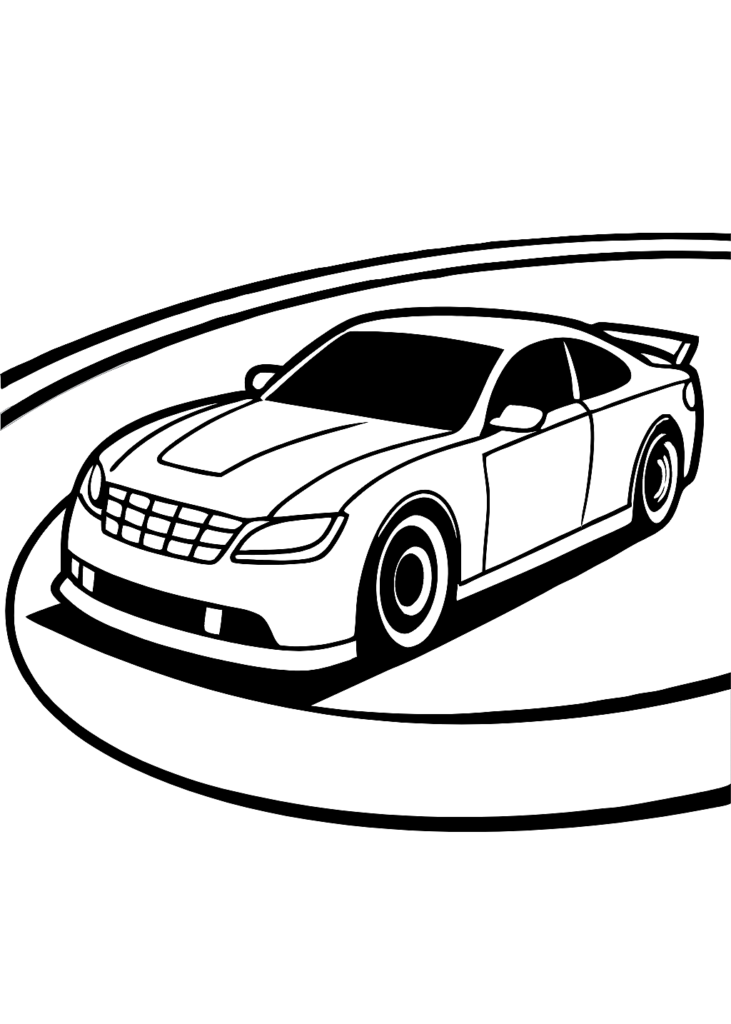 Race Car Coloring Pages