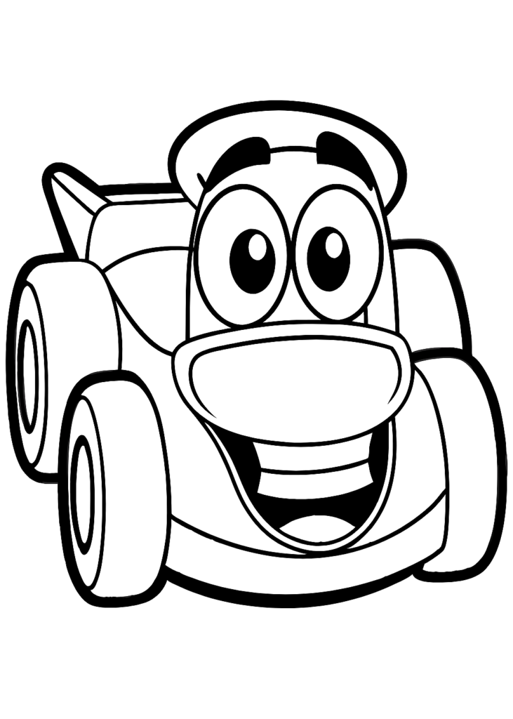 Race Car Coloring Pages