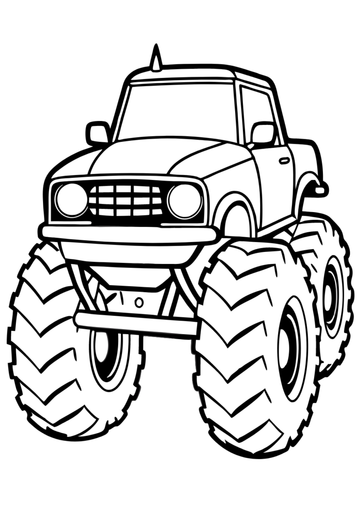 color pictures for kids, Coloring pages, coloring sheets, coloring sheets for kids, free coloring sheets, free downlord, free drawings to color, Monster Truck Coloring Pages, pdf