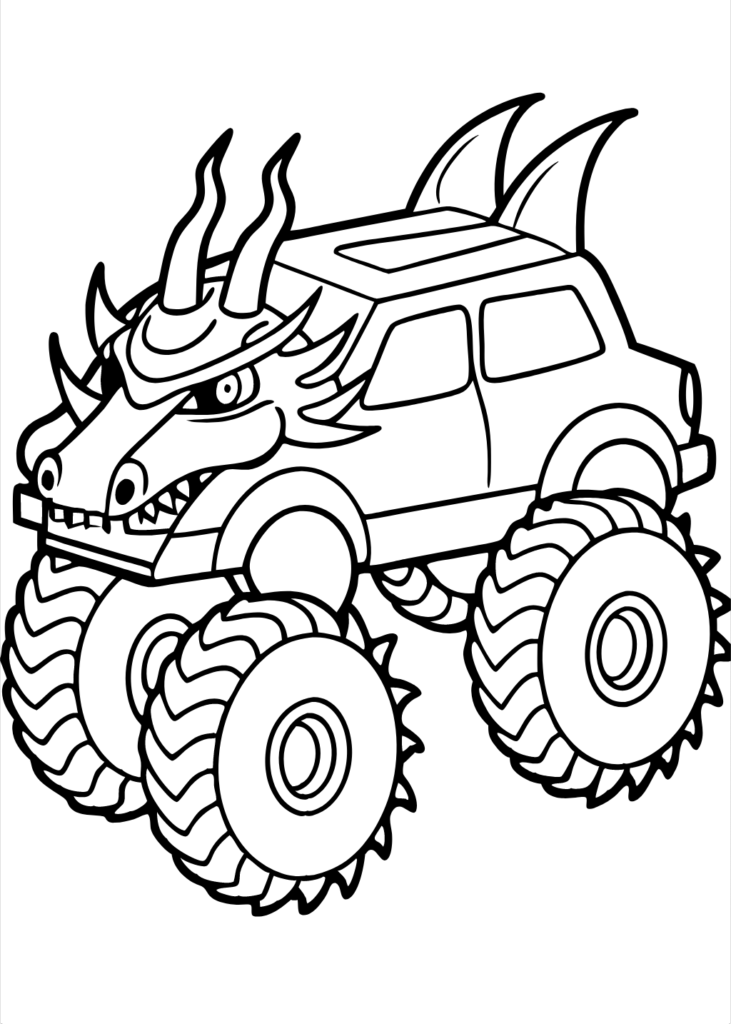 color pictures for kids, Coloring pages, coloring sheets, coloring sheets for kids, free coloring sheets, free downlord, free drawings to color, Monster Truck Coloring Pages, pdf